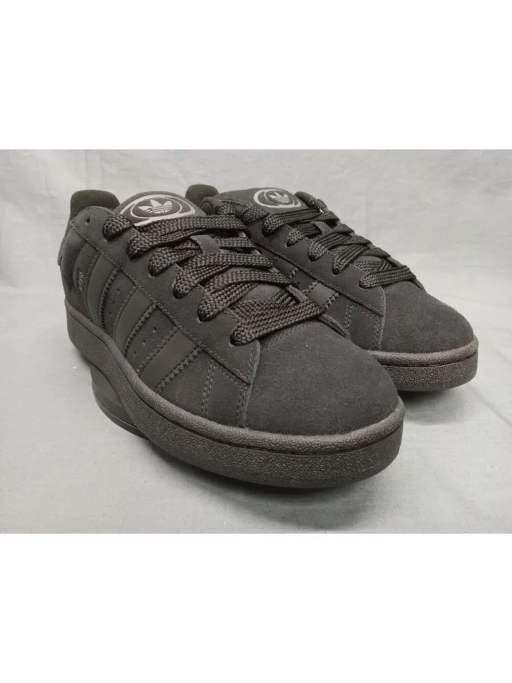 Adidas Campus 00s J Sneakers Suede Double Black Boys Size 6 NEW NO BOX!